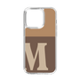 Slim Protection Case［ Original - initial two tone - M brown ］