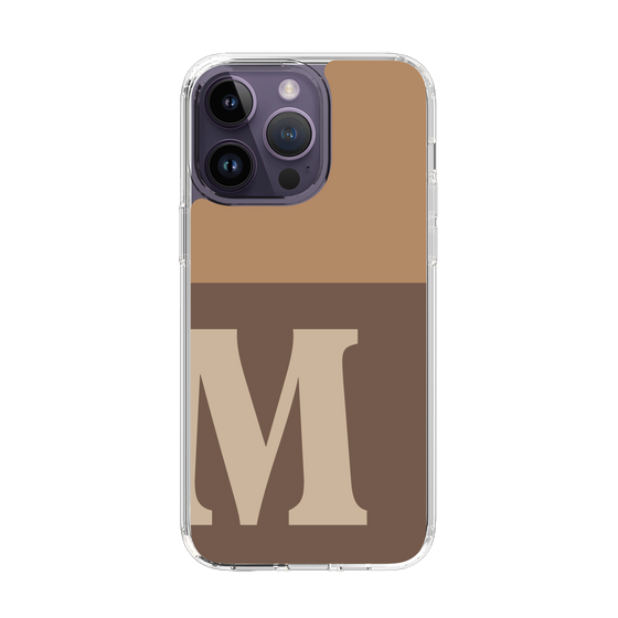 Slim Protection Case［ Original - initial two tone - M brown ］