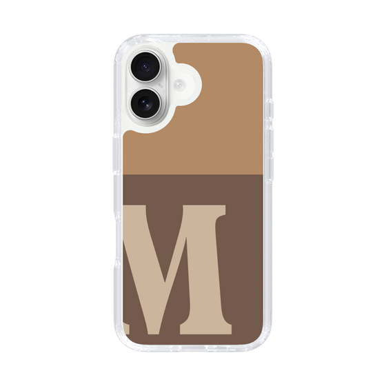 Slim Protection Case［ オリジナル - initial two tone - M brown ］