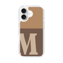 Slim Protection Case［ オリジナル - initial two tone - M brown ］