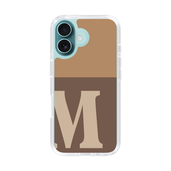 Slim Protection Case［ オリジナル - initial two tone - M brown ］