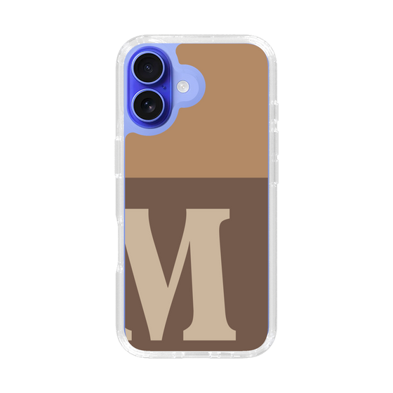 Slim Protection Case［ オリジナル - initial two tone - M brown ］