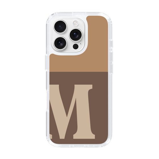 Slim Protection Case［ オリジナル - initial two tone - M brown ］