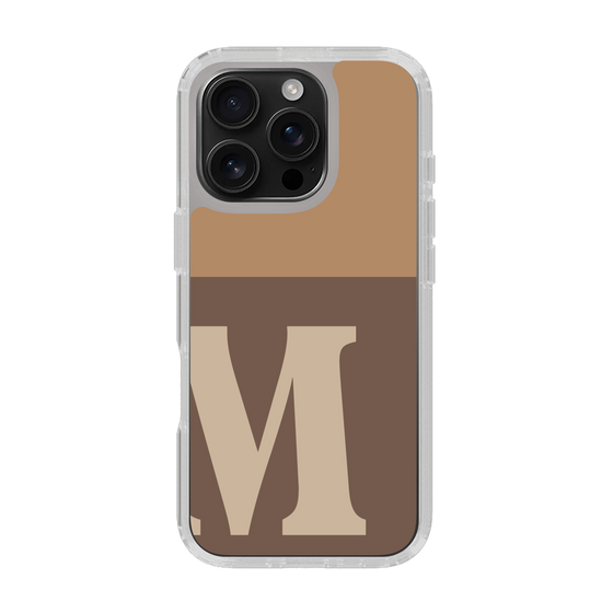 Slim Protection Case［ オリジナル - initial two tone - M brown ］
