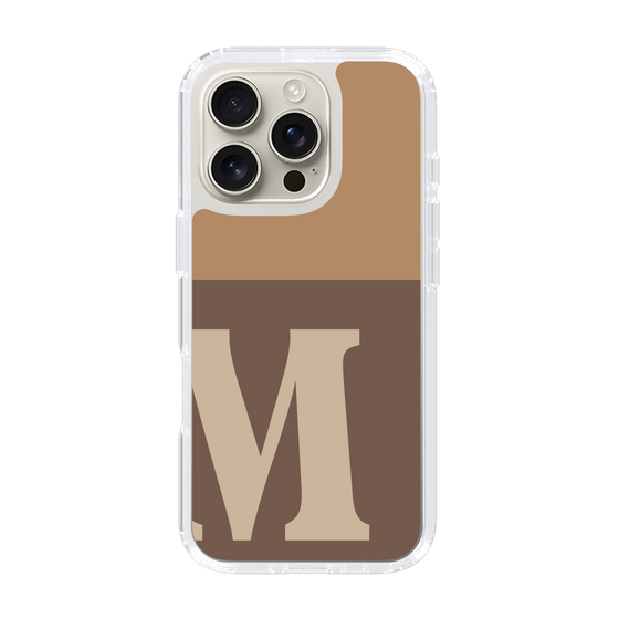 Slim Protection Case［ オリジナル - initial two tone - M brown ］