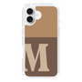 Slim Protection Case［ オリジナル - initial two tone - M brown ］