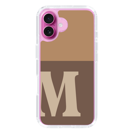 Slim Protection Case［ オリジナル - initial two tone - M brown ］