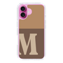 Slim Protection Case［ オリジナル - initial two tone - M brown ］