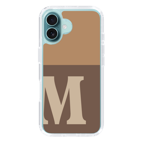 Slim Protection Case［ オリジナル - initial two tone - M brown ］