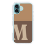 Slim Protection Case［ オリジナル - initial two tone - M brown ］