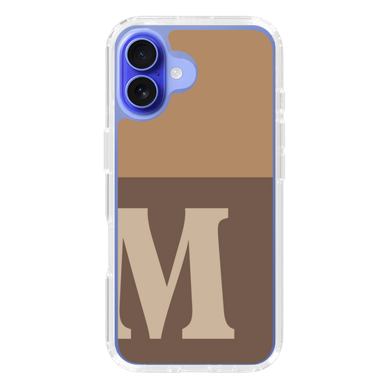 Slim Protection Case［ オリジナル - initial two tone - M brown ］