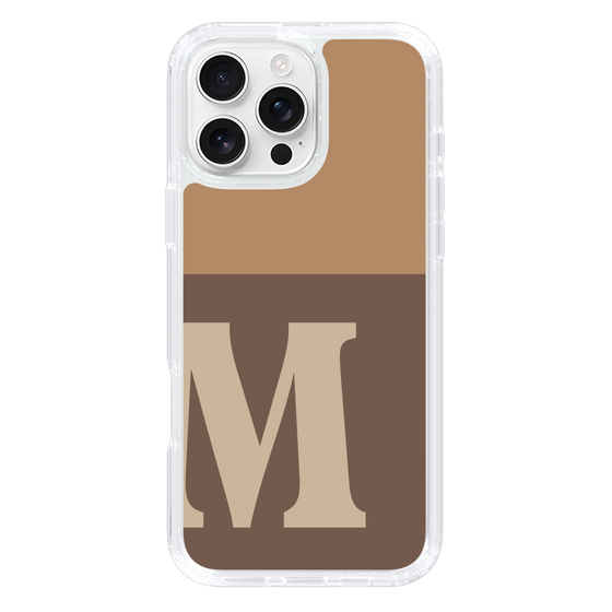 Slim Protection Case［ オリジナル - initial two tone - M brown ］