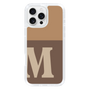 Slim Protection Case［ オリジナル - initial two tone - M brown ］