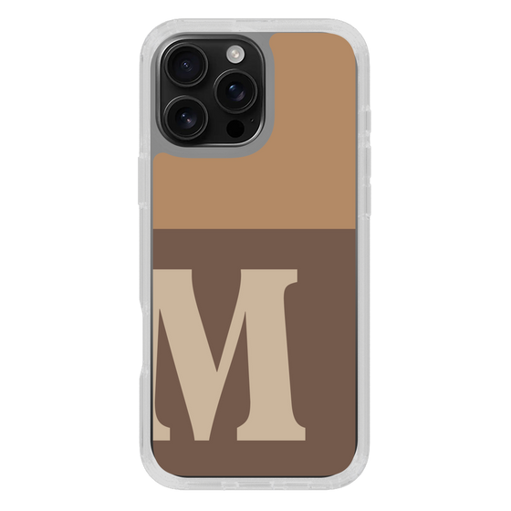 Slim Protection Case［ オリジナル - initial two tone - M brown ］