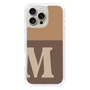 Slim Protection Case［ オリジナル - initial two tone - M brown ］