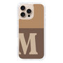 Slim Protection Case［ オリジナル - initial two tone - M brown ］
