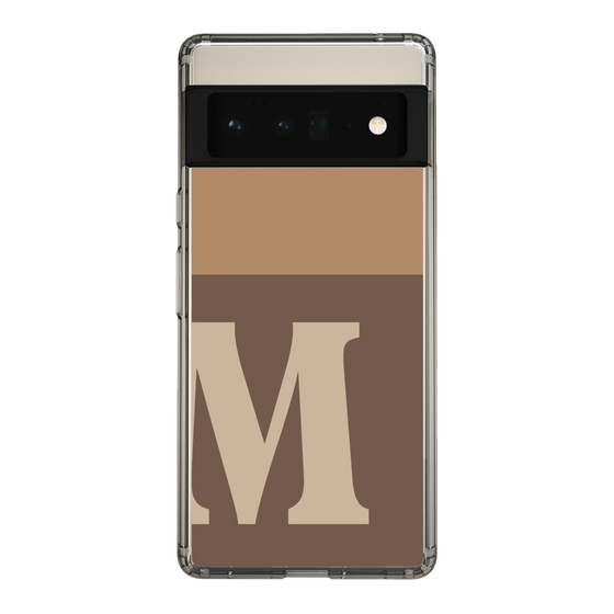 Slim Protection Case［ Original - initial two tone - M brown ］