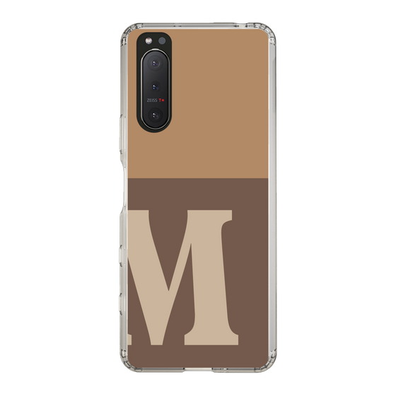Slim Protection Case［ Original - initial two tone - M brown ］