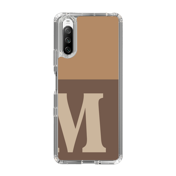 Slim Protection Case［ Original - initial two tone - M brown ］