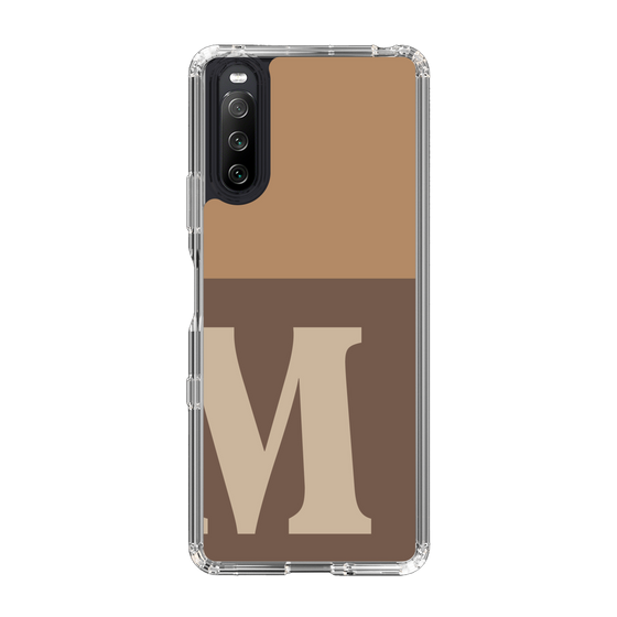 Slim Protection Case［ Original - initial two tone - M brown ］
