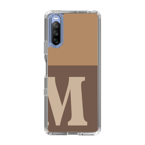 Slim Protection Case［ Original - initial two tone - M brown ］