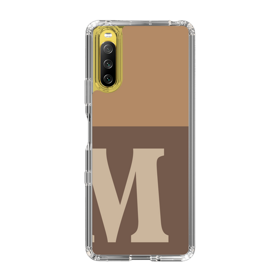 Slim Protection Case［ Original - initial two tone - M brown ］