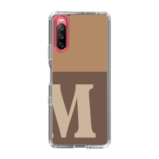 Slim Protection Case［ Original - initial two tone - M brown ］