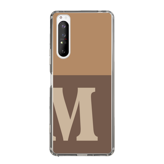 Slim Protection Case［ Original - initial two tone - M brown ］