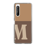 Slim Protection Case［ Original - initial two tone - M brown ］