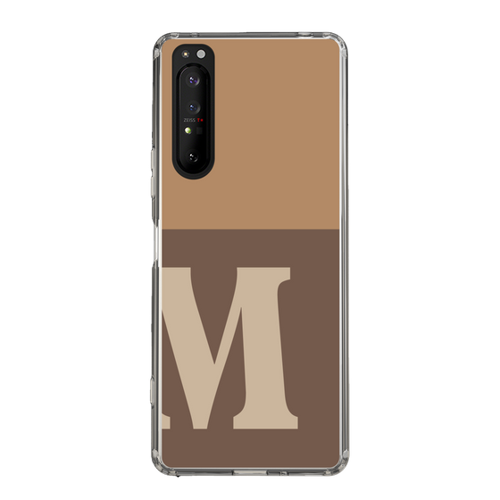 Slim Protection Case［ Original - initial two tone - M brown ］