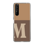 Slim Protection Case［ Original - initial two tone - M brown ］
