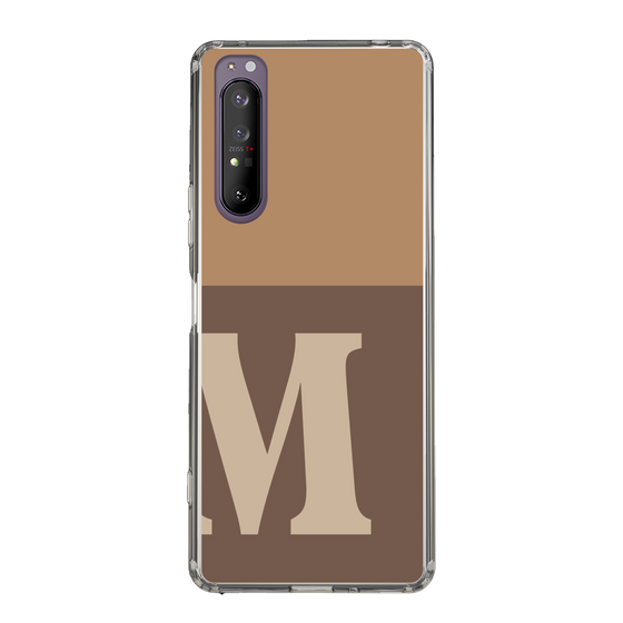 Slim Protection Case［ Original - initial two tone - M brown ］