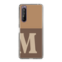 Slim Protection Case［ Original - initial two tone - M brown ］