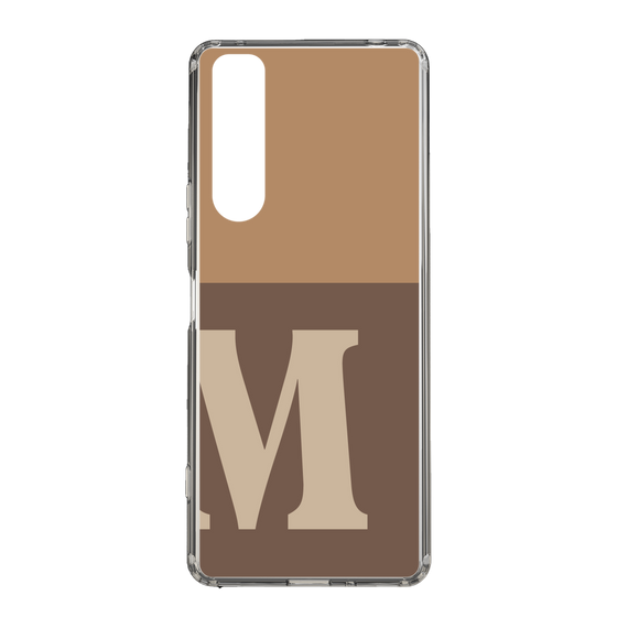 Slim Protection Case［ Original - initial two tone - M brown ］
