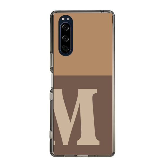 Slim Protection Case［ Original - initial two tone - M brown ］