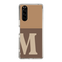 Slim Protection Case［ Original - initial two tone - M brown ］
