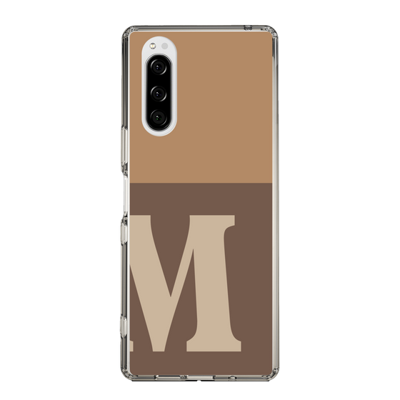 Slim Protection Case［ Original - initial two tone - M brown ］