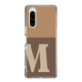 Slim Protection Case［ Original - initial two tone - M brown ］