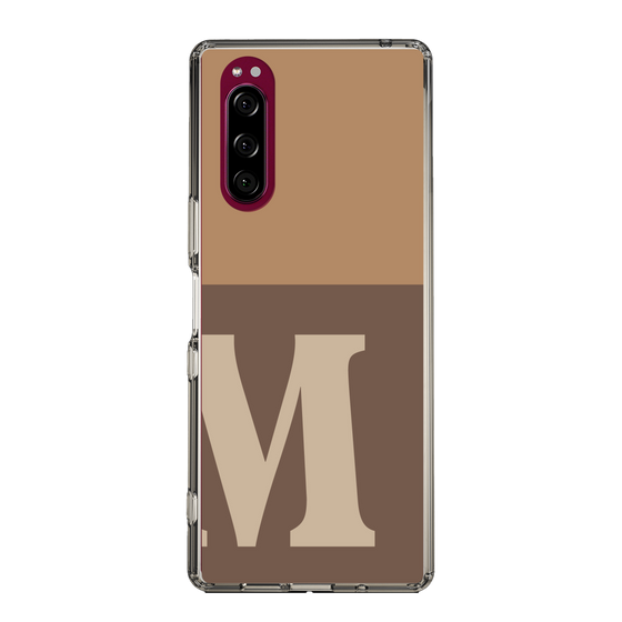 Slim Protection Case［ Original - initial two tone - M brown ］