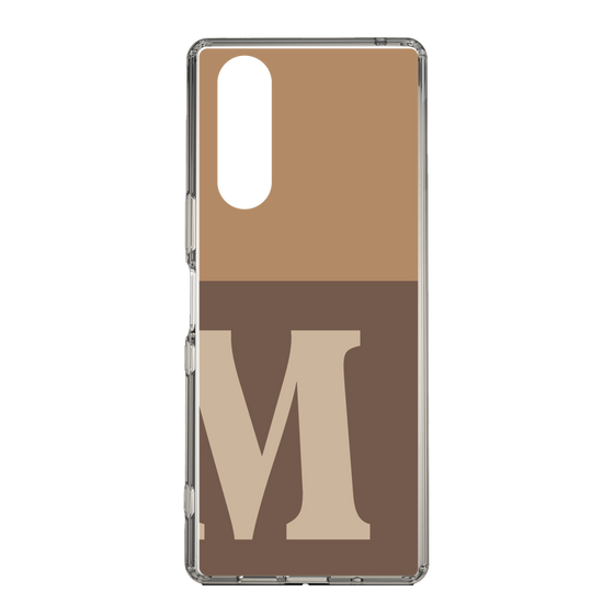 Slim Protection Case［ Original - initial two tone - M brown ］