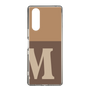 Slim Protection Case［ Original - initial two tone - M brown ］