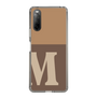 Slim Protection Case［ Original - initial two tone - M brown ］