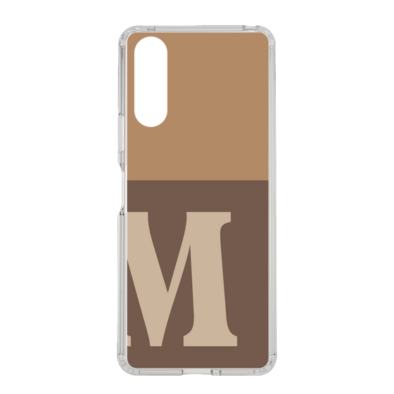 Slim Protection Case［ Original - initial two tone - M brown ］
