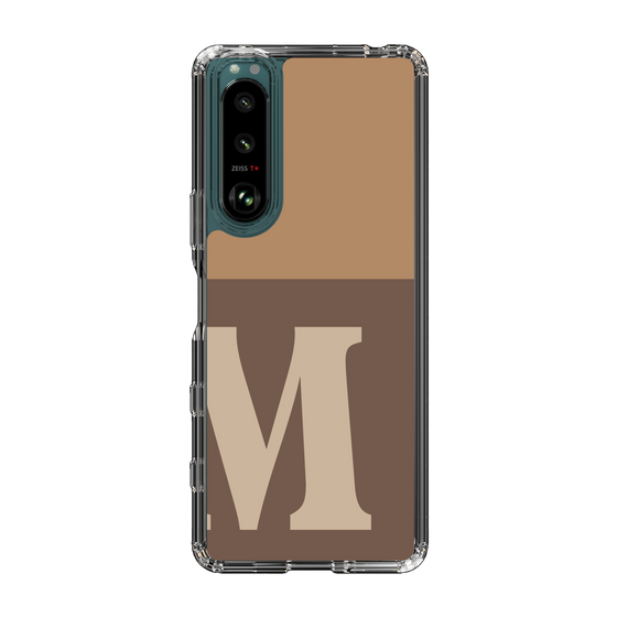 Slim Protection Case［ Original - initial two tone - M brown ］