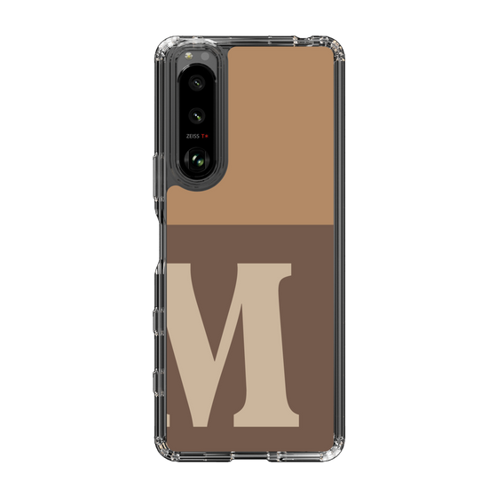 Slim Protection Case［ Original - initial two tone - M brown ］