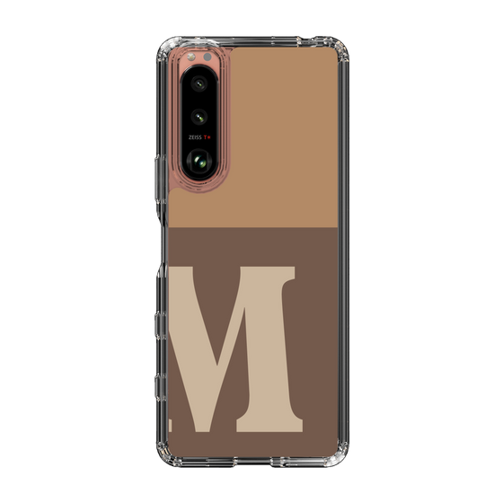 Slim Protection Case［ Original - initial two tone - M brown ］