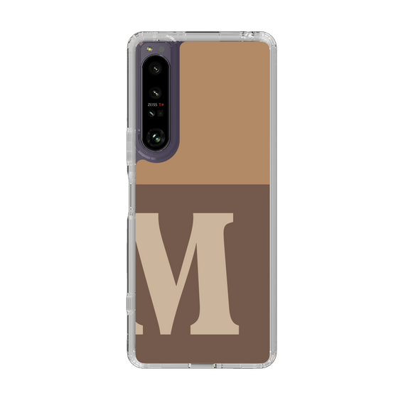 Slim Protection Case［ Original - initial two tone - M brown ］