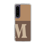 Slim Protection Case［ Original - initial two tone - M brown ］
