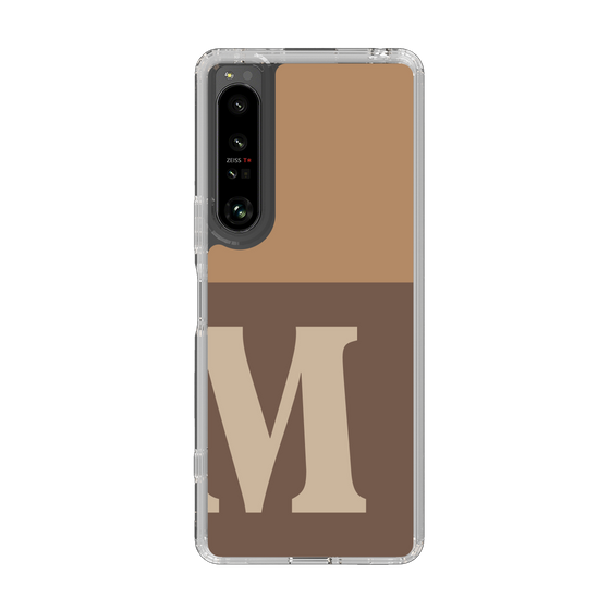 Slim Protection Case［ Original - initial two tone - M brown ］