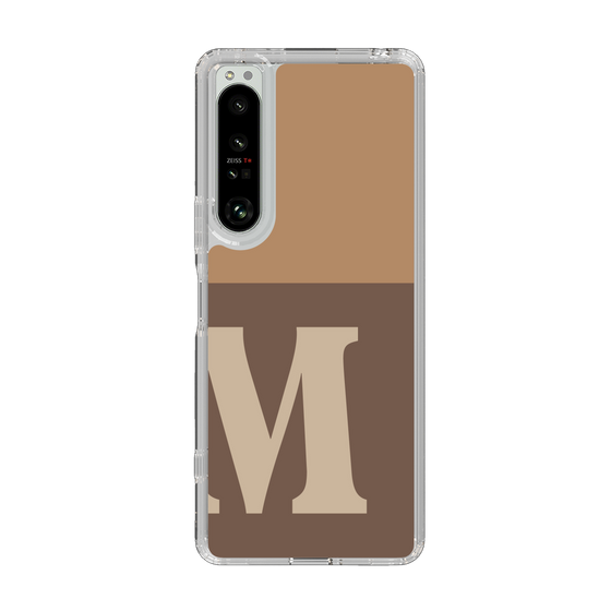 Slim Protection Case［ Original - initial two tone - M brown ］